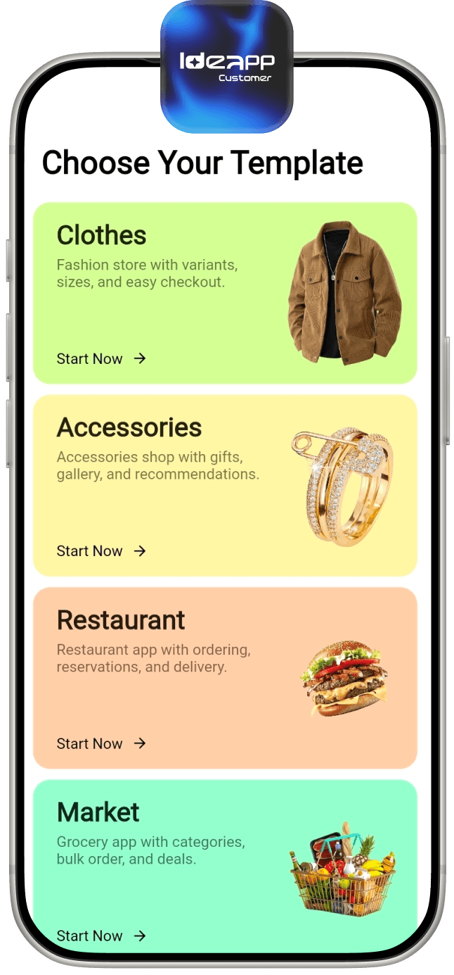 Idea2App Customer App
